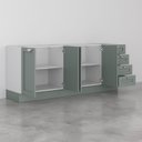 Ver mais imagens de Cozinha Modulada 3 Peças sem Tampo 2 Balcões Arizona CabeCasa MadeiraOriginals