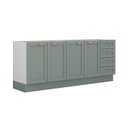 Ver imagem 7 de Cozinha Modulada 3 Peças sem Tampo 2 Balcões Arizona CabeCasa MadeiraOriginals