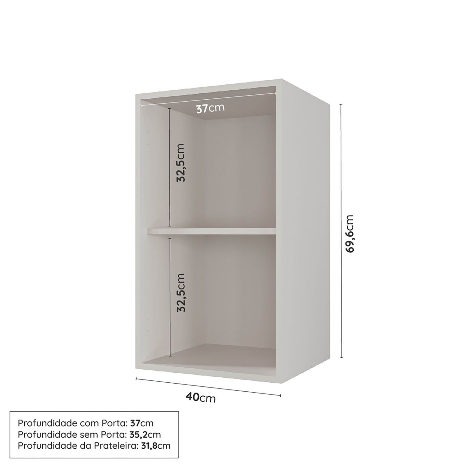 Cozinha Modulada 6 Peças com Tampo 3 Aéreos 3 Balcões Arizona Cabecasa Madeiramadeira - 14