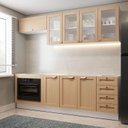 Ver imagem 1 de Cozinha Modulada 6 Peças sem Tampo 3 Aéreos 3 Balcões Arizona CabeCasa MadeiraOriginals