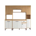 Ver imagem 2 de Cozinha Torino 5 - 223x222x51,5 Marrom/Mel/Off White