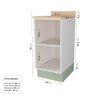 Cozinha Modulada 6 Peças com Tampo 3 Aéreos 3 Balcões Arizona CabeCasa MadeiraMadeira - 12