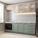 Ver imagem 1 de Cozinha Modulada 6 Peças sem Tampo 3 Aéreos 3 Balcões Arizona CabeCasa MadeiraOriginals