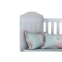 Ver mais imagens de Berço / Mini Cama Infantil Bala de Menta 3 em 1 (2 Un) Rústico/branco - Henn