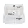 Tanque de Lavanderia Com Tanque De Fibra Grande 40 Litros Cor:Tanque Branco - 4