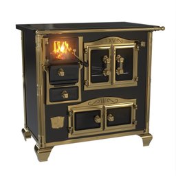 FOGAO A LENHA N 1 PRINCESS PREMIUM PRETO GOLD SD - 2