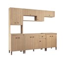 Ver imagem 2 de Cozinha Torino 6 - 253 x 220 x 51,5 Marrom/Mel