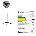 Ver imagem 2 de Ventilador Oscilante Pedestal Bivolt 50cm Pp Preto - 51010489 - Tron Ventilador C/pedestal Pp 50cm B
