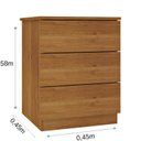Ver imagem 7 de Cama Box Solteiro Mônaco e Mesa de Cabeceira Veronna TCIL Móveis Bege/Cinamomo