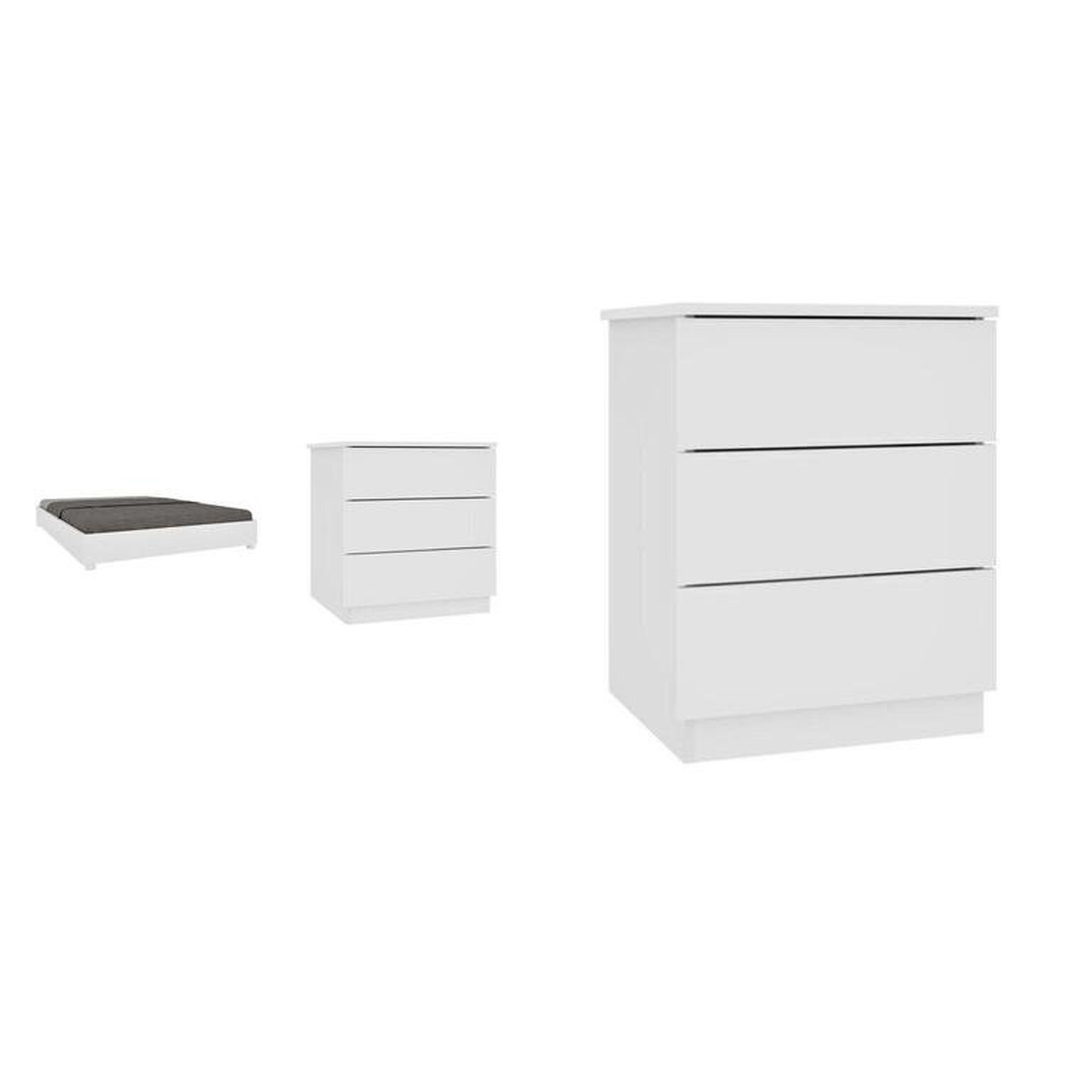 Cama Box Casal Mônaco e Mesa de Cabeceira Veronna - 8