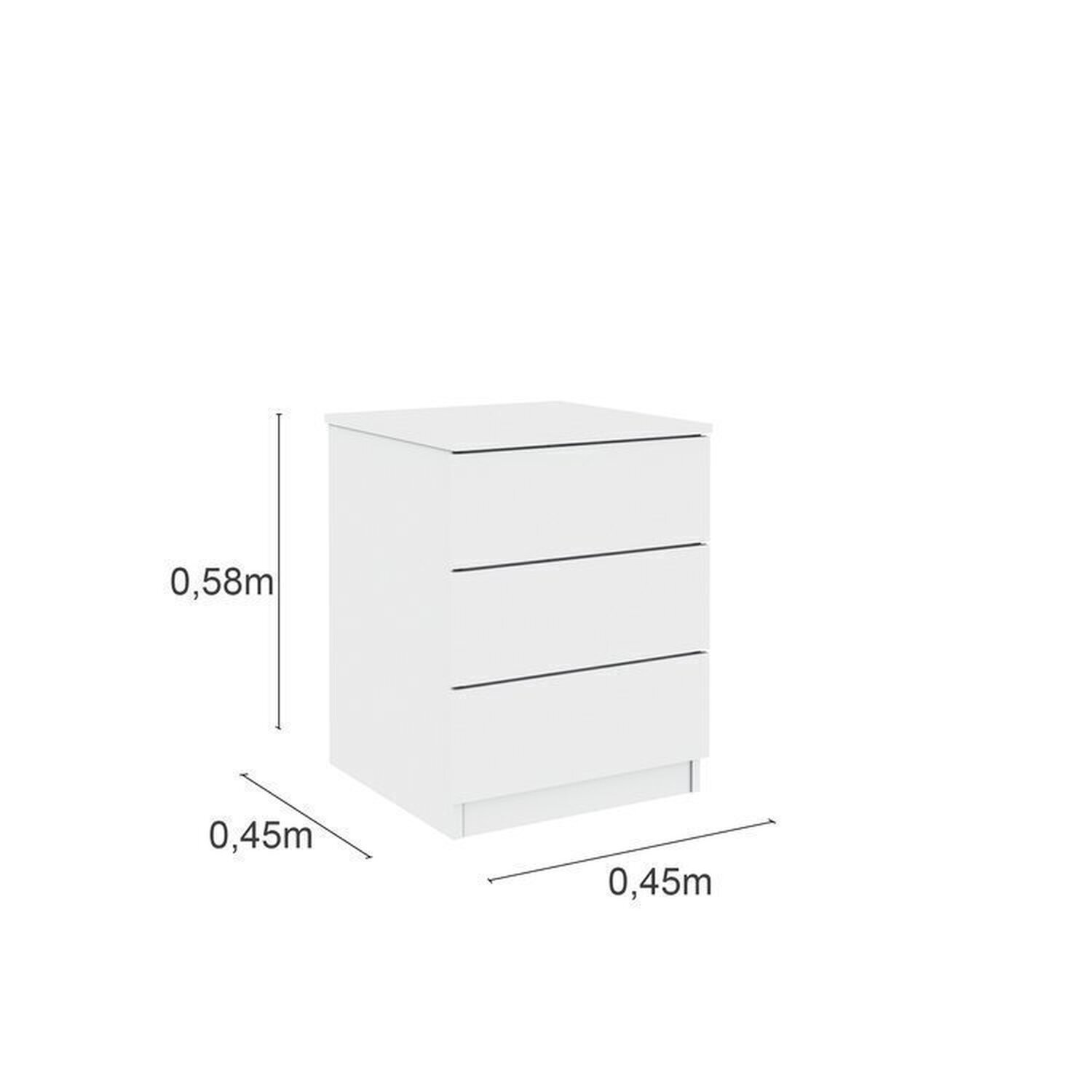 Cama Box Casal Mônaco e Mesa de Cabeceira Veronna - 6