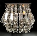 Ver imagem 1 de Lustre Plafon de Cristal Verdadeiro com Lâmpadas Bq Inclusas:15cm