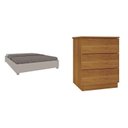 Ver imagem 3 de Cama Box Casal Mônaco e Mesa de Cabeceira Veronna