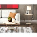 Ver imagem 2 de Jogo de Mesa Centro e Lateral Home Off White Freijo