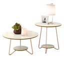 Ver imagem 3 de Jogo de Mesa Centro e Lateral Home Off White Freijo