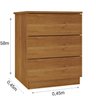 Cama Box Casal Mônaco e Mesa de Cabeceira Veronna - 4