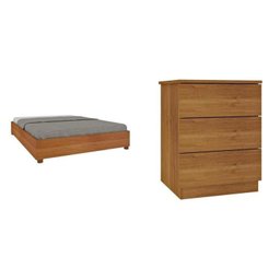 Cama Box Casal Mônaco e Mesa de Cabeceira Veronna - 3