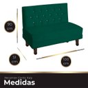 Ver imagem 6 de Canto Italy Confortável para Apartamento Cozinha e Restaurantes Suede Verde