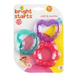 Mordedor Chill & Teethe - Kit 3 Unidades Bright Starts - Alívio para As Gengivas - 2