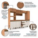 Ver imagem 5 de Cozinha Compacta 6 Peças 11 Portas 3 Gavetas 320cm Ripada