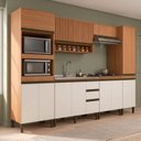 Ver imagem 1 de Cozinha Compacta 6 Peças 11 Portas 3 Gavetas 320cm Ripada