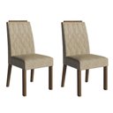 Ver imagem 1 de Kit 2 Cadeiras de Jantar 4256 com Espaldar Rustic/imperial Madesa