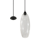 Ver imagem 1 de Pendente Moderno Sala Quarto Cozinha Montreal Preto Transp