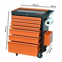 Ver imagem 3 de Conjunto Bancada para Ferramentas 150cmcarro de Ferramentas Profissional 7 Gavetas Presto