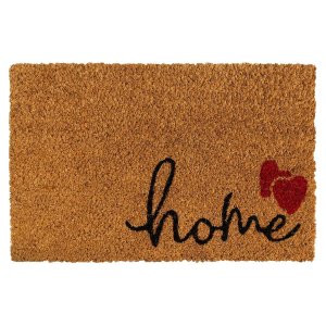 Capacho Fibra de Coco Sergipe 02 Bege-preto 0,30x0,45m