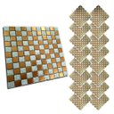 Ver imagem 2 de Pastilha de Vidro Kit 16 Uni Adesiva Parede Cozinha Sala Banheiro Decorativa Moderna Facil Aplicacao