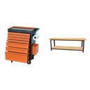 Ver imagem 1 de Conjunto Bancada para Ferramentas 200cm Carro de Ferramentas Profissional 7 Gavetas Presto
