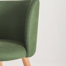 Mesa de Jantar Extensível Redonda com 4 Cadeiras Madeira Maciça Tasila Yescasa - 13