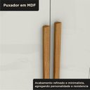Ver imagem 6 de Guarda Roupa Casal 100% MDF Jatobá 6 Portas 2 Gavetas Yescasa Cinamomo/Off White