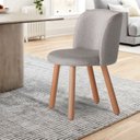 Ver imagem 3 de Mesa de Jantar Extensível Redonda com 4 Cadeiras Madeira Maciça Tasila Yescasa