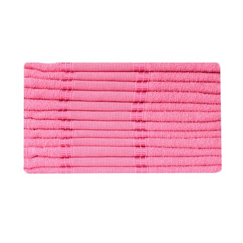 Kit 12 Toalhas Lavabo Rekint Perfeito Estilo Pink