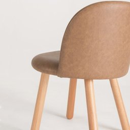 Mesa de Jantar Extensível Redonda com 4 Cadeiras Madeira Maciça Tasila Yescasa - 17