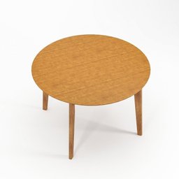Mesa de Jantar Extensível Redonda com 4 Cadeiras Madeira Maciça Tasila Yescasa - 12