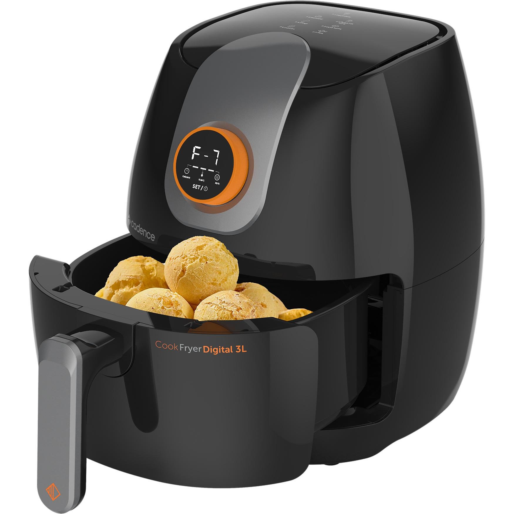 Fritadeira sem Óleo Cookfryer Digital 3l 127 Volts Cadence - 2