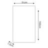 Tampo Tampão Mdp 15 Mm Mobília Decor para Balcão de 160 Cm Savana - 6
