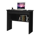 Ver imagem 1 de Escrivaninha Vitória 1 Gaveta e 1 Prateleira Preto