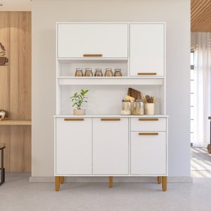 Armário para Cozinha 5 Portas 1 Gaveta Roma