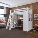 Ver imagem 1 de Cama Office Adulto Multifuncional com 6 Gavetas e Escrivaninha Micenas Yescasa