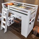 Ver imagem 5 de Cama Office Adulto Multifuncional com 6 Gavetas e Escrivaninha Micenas Yescasa