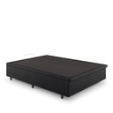 Ver imagem 3 de Box Baú 120x203x34 Cm Korino Linho Preto