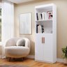 Multiuso Livreiro Flex 2 Portas Organizador de Ambientes Estante ou Balcão - Branco - 1