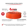 Mangueira Trançada Siliconada Extra Forte Ar e Água Bitola 1/2'' Espessura 2,3mm Rolo 50 M Durín - 2