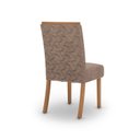 Ver imagem 6 de Sala Jantar Lara Mesa 180 Cm Canto Arredondado com Vidro 6 Cadeiras Espresso Móveis