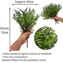 Ver imagem 2 de Kit 8 Mini Buquês Folhagem Ruscus 35cm | Acabamento Natural para Decoração Interna
