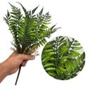 Ver imagem 5 de Kit 8 Mini Buquês Folhagem Ruscus 35cm | Acabamento Natural para Decoração Interna