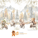 Ver imagem 2 de Painel Safari Aquarela-md07